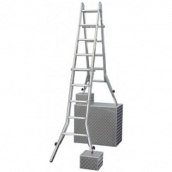 Лестница телескопическая шарнирная Krause Stabilo 123589 4x4